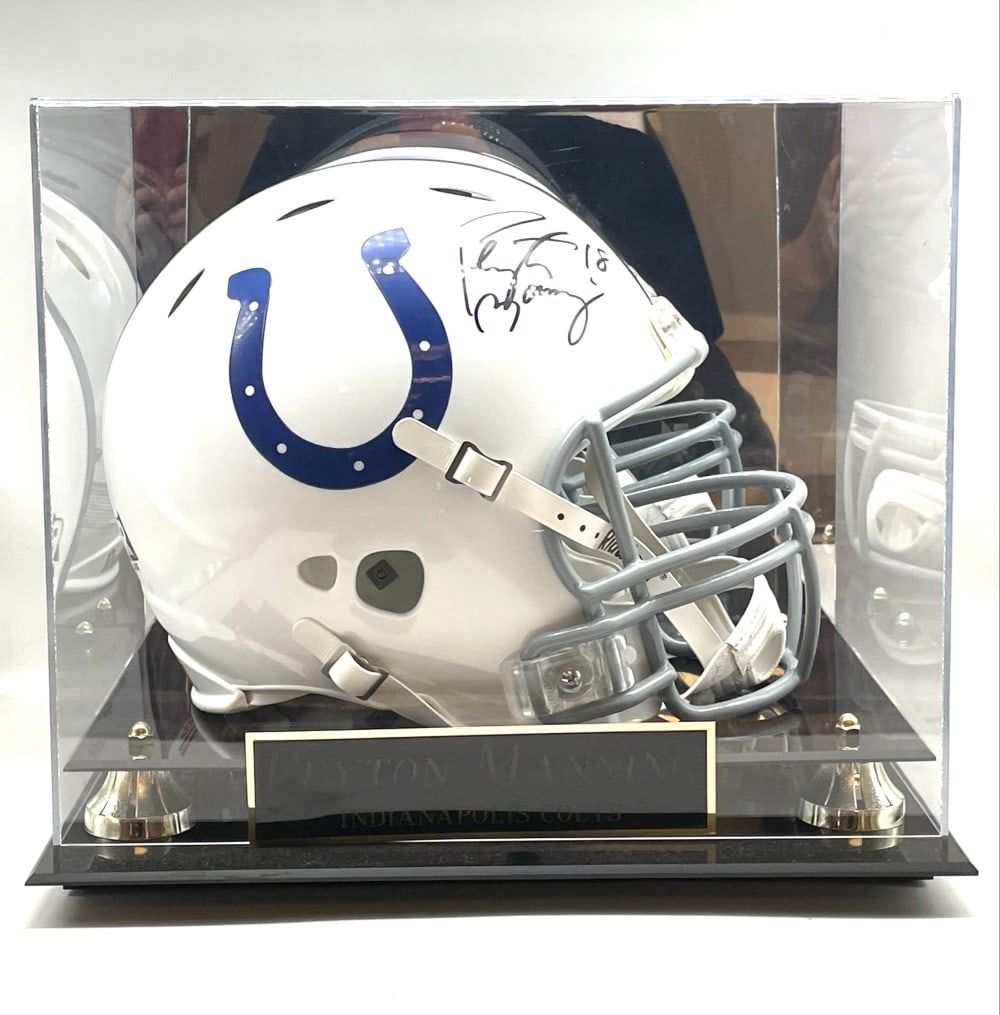 Peyton Manning Signed Indianapolis Colts Helmet (1 of 7)