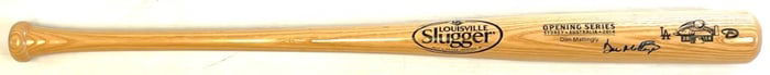 2014 Don Mattingly Signed Opening Series Baseball Bat
