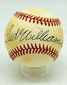 Ted Williams Signed Rawlings Baseball