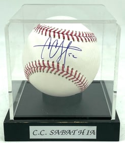 C.C. Sabathia Signed Rawlings Baseball