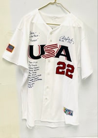 Roger Clemens Signed USA Jersey