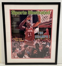 Isiah Thomas Signed Sports Illustrated Limited Edition Poster