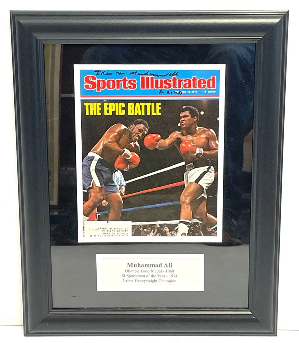 Muhammad Ali Signed Sports Illustrated Cover (1 of 7)