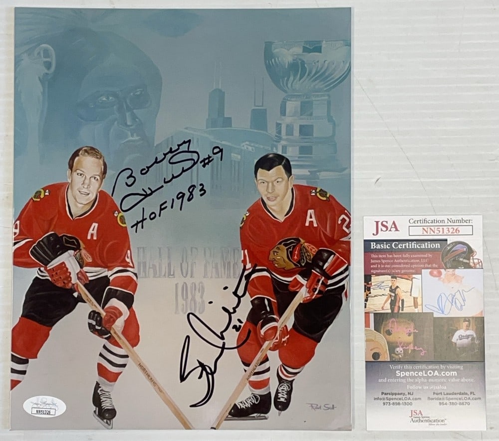 Bobby Hull and Stan Mikita Signed Photograph (1 of 6)