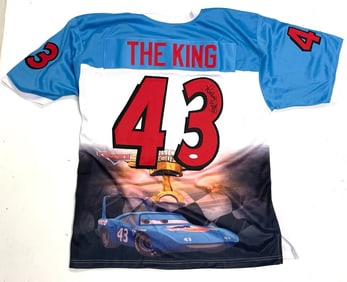 Signed Cars Pixar ?The King? Richard Petty Jersey