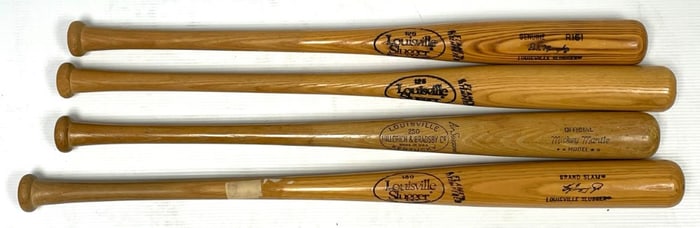 (4) Louisville Slugger Baseball Bats
