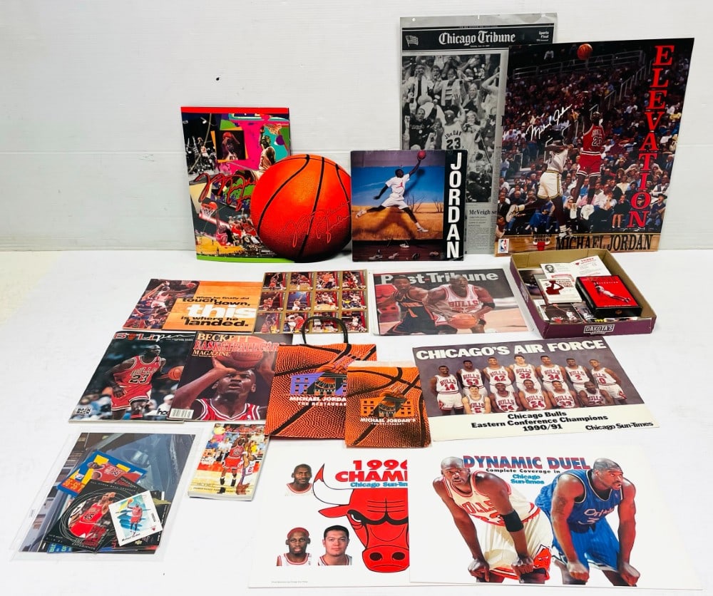 Michael Jordan Memorabilia including Posters, and Cards: Michael Jordan Memorabilia including Posters, and Cards. Michael Jordan Elevation,Magazines, Cards, and more.