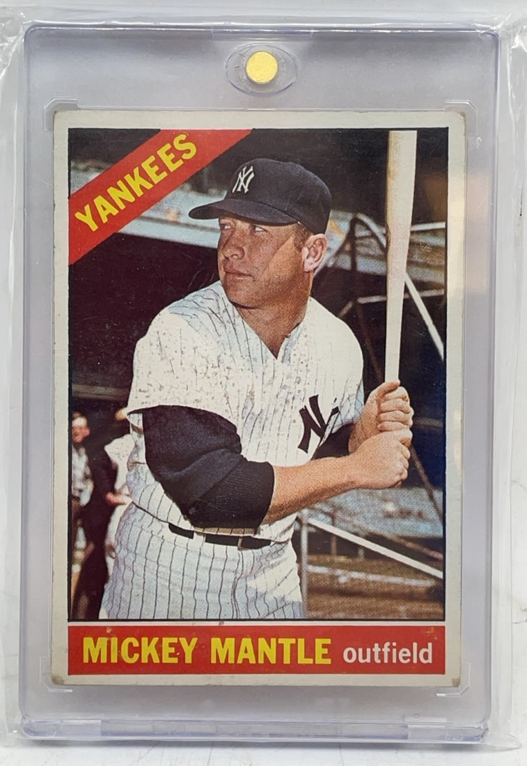 1966 Topps Mickey Mantle #50 Baseball Card (1 of 12)