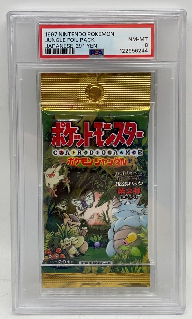 1997 Nintendo POKEMON Jungle Foil Pack PSA 8 NM-MT Japanese 291 YEN (1 of 4)