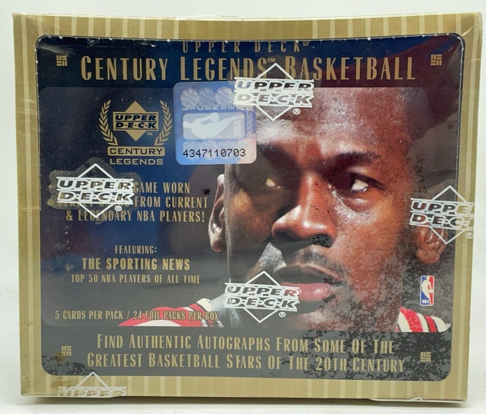 1999 Upper Deck Century Legends Basketball Factory Sealed Wax Box (1 of 5)