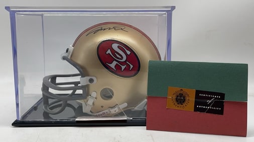 Upper Deck Authentic Joe Montana Mini Helmet
