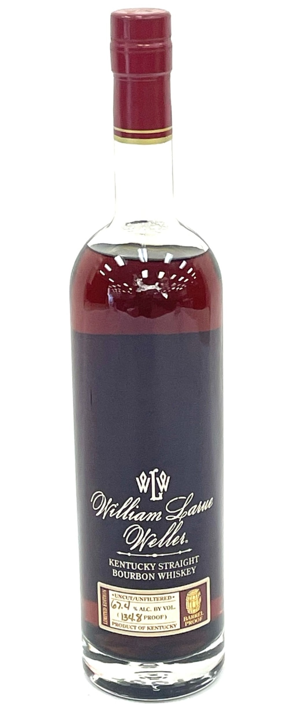 2009 William Larue Weller 11 Year Old Bourbon 134.8 Proof 750ML: 2009 William Larue Weller 11 Year Old Bourbon 134.8 Proof 750ML. This bottle of William Larue Weller bourbon is factory sealed and in pristine condition. It would make a perfect addition to your bourb