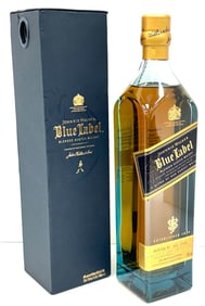 Unopened Johnnie Walker Blue Label Scotch Whiskey