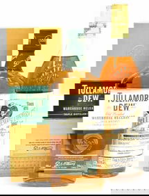 Set of 2019 Sealed 4 Years Aged Yellowstone Select Whiskey & Boxed 2013 Tullamore D.E.W. Whiskey