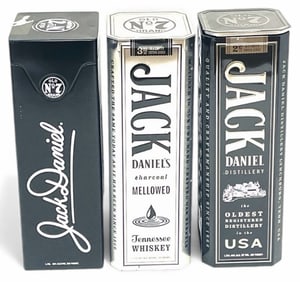 Three Jack Daniel's Collectors Tins