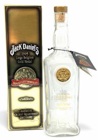 Jack Daniel's 1905 Liege Belgium Gold Medal Tennessee Whiskey Bottle In Box, Empty