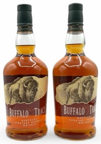 2 750ml Buffalo Trace Kentucky Straight Bourbon Whiskey Bottles Unopened