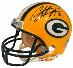 Charles Woodson #21 Autographed Green Bay Packers Riddell Mini Helmet w/JSA (G06367)