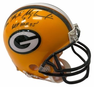 Don "Majik" Majkowski #7 Hall Of Fame 2005 Autographed Green Bay Packers Riddell Mini Helmet