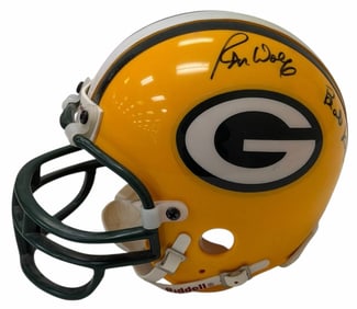 Autographed Mike Holmgren & Ron Wolf Green Bay Packers Mini Helmet w/Authentication (11144)
