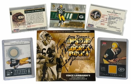 Assorted Green Bay Packers Memorabilia, Some Autographed