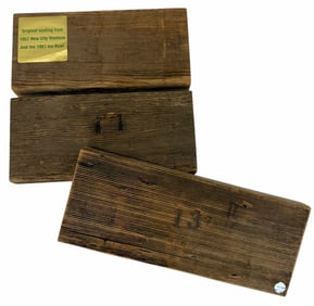 Original Wooden Seating From 1957 New City Stadium (Lambeau Field) & The 1967 Ice Bowl