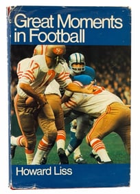 "Great Moments in Football" by Howard Liss Signed by 28 Green Bay Packers Players, Hardcover Book