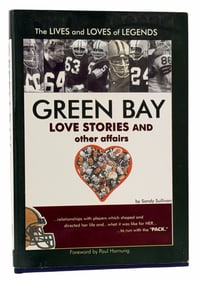 Autographed By Several Hall of Famers Hard Cover Green Bay Love Stories And Other Affairs Book