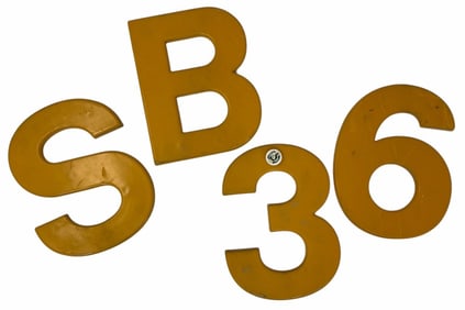 Advertisement Plastic Letters & Numbers From Lambeau Field