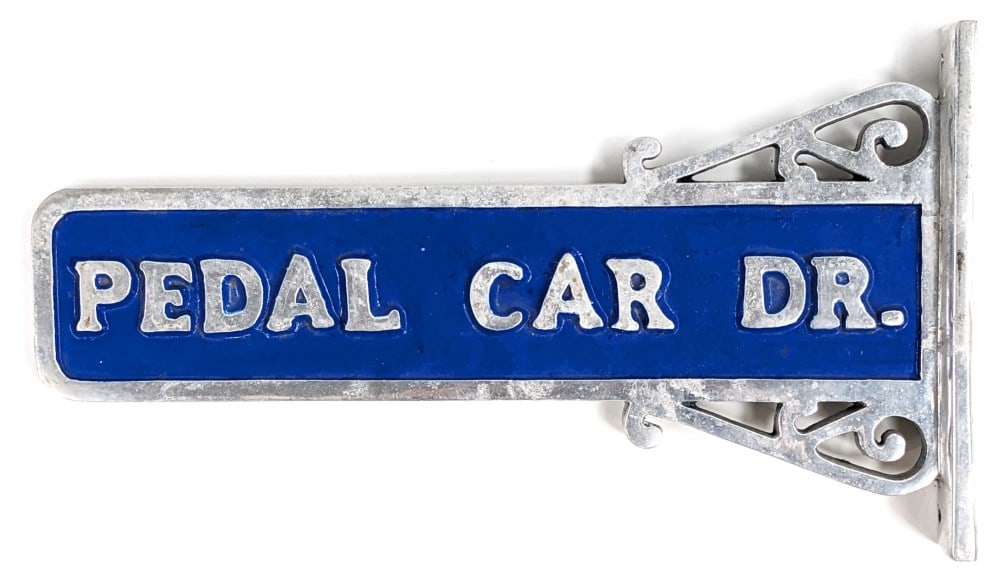Pedal Car Drive Ornate Wall Mounted Sign, LE 1/12 (1 of 8)