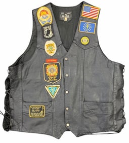 American Legion Riders Post 492 W. Lafayette, IN Leather Vest