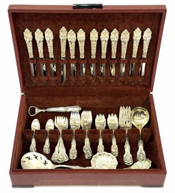 67pc Reed & Barton Francis I Sterling Silver Serving Set in Box