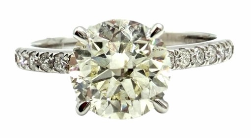 14K White Gold 2.02ctw Diamond Ring