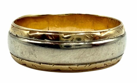 14k Gold Two-Tone Band