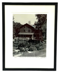 Robert Morris (1931-2018) "Bonneyville Mill and Herb Garden" Signed Photo Print 11/100 Framed