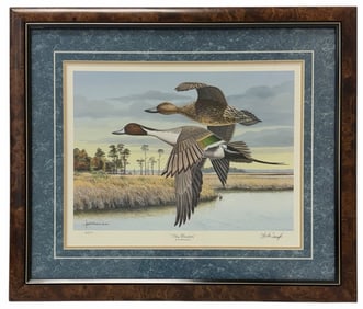 1991 Les McDonald Jr. "Sky Masters" Signed Print 35/750 Framed