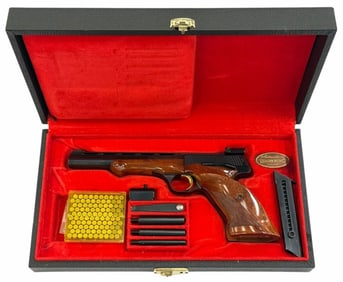 Belgian Browning Medalist Semi-Automatic Target Pistol with Case