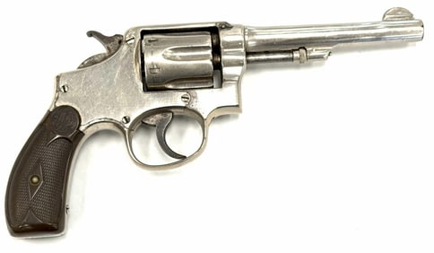 Smith & Wesson Model 1905 32-20 Caliber Nickel Revolver