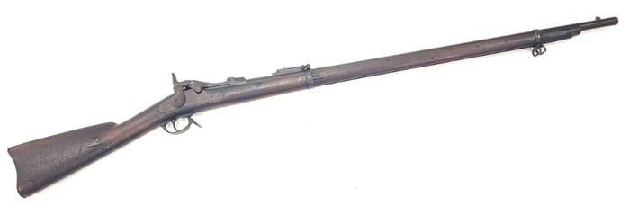 US Springfield Trapdoor Model of 1873 45-70 Caliber Percussion Rifle