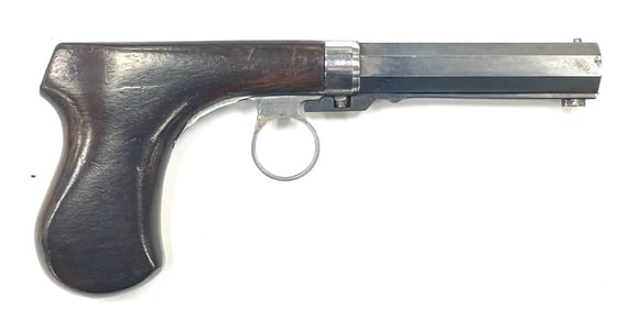 Belgian .38 caliber black powder pistol