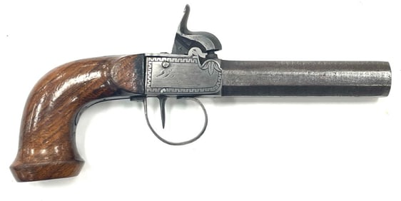 French Style Percussion Black Powder Pistol