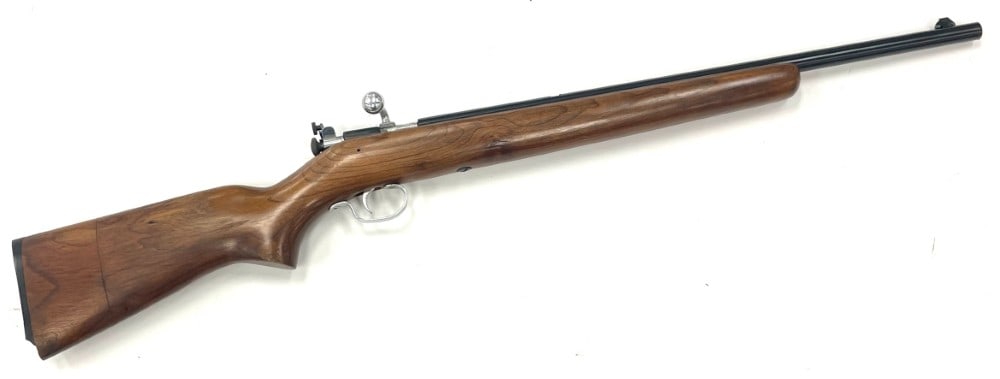 Winchester Model 67 A .22 S-L-LR Bolt Action Rifle: Winchester Model 67 A .22 S-L-LR Bolt Action Rifle.? The Winchester model 67 A is in nice used condition.? Barrel measures 20 inches in length.? Blueing is strong, wood stock is in nice used condition