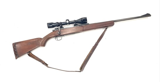German Mauser Model 98 .8mm Bolt Action Rifle with Scope