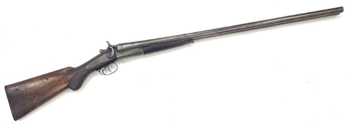 Janssen Sons & Co .12 Ga Side by Side Black Powder Shotgun