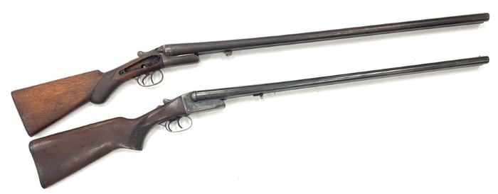 Stevens & Belgium 16 and 12  Ga Side by Side Shotguns