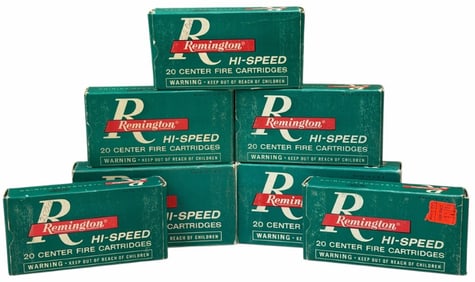 130 Rounds Reloaded Remington 350 Rem Mag Rifle Ammo in original Boxes