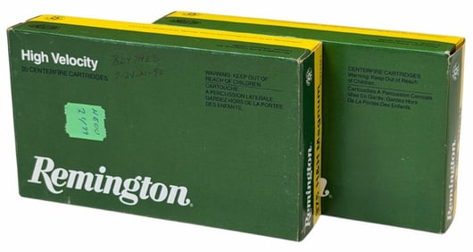 40 Rounds Remington High Velocity 375 H&H Magnum Ammo