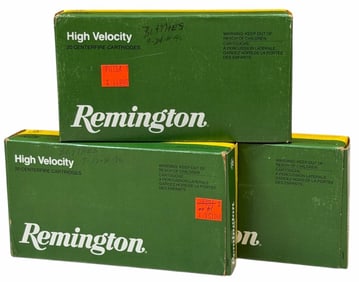60 Reloaded Rounds Remington High Velocity 300 Win Mag in Boxes