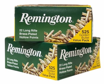 1050 Rounds Remington 22 Long Rifle Ammo NIB