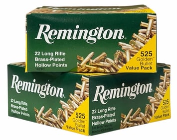 1050 Rounds Remington 22 Long Rifle Ammo NIB